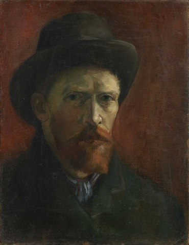 Self Portrait 1886-7 by Vincent Van Gogh (1853-1890) Van Gogh Museum